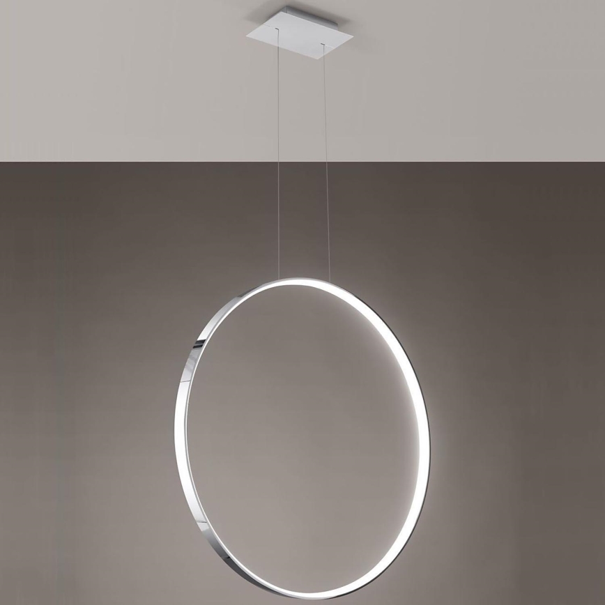Thoro TH.249 - LED Lustra ar auklu RIO LED/50W/230V CRI 90 4000K d. 78 cm spīdīgi hromēts