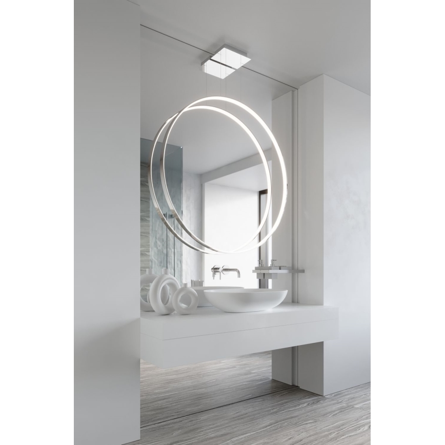 Thoro TH.249 - LED Lustra ar auklu RIO LED/50W/230V CRI 90 4000K d. 78 cm spīdīgi hromēts