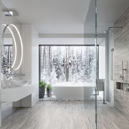 Thoro TH.249 - LED Lustra ar auklu RIO LED/50W/230V CRI 90 4000K d. 78 cm spīdīgi hromēts