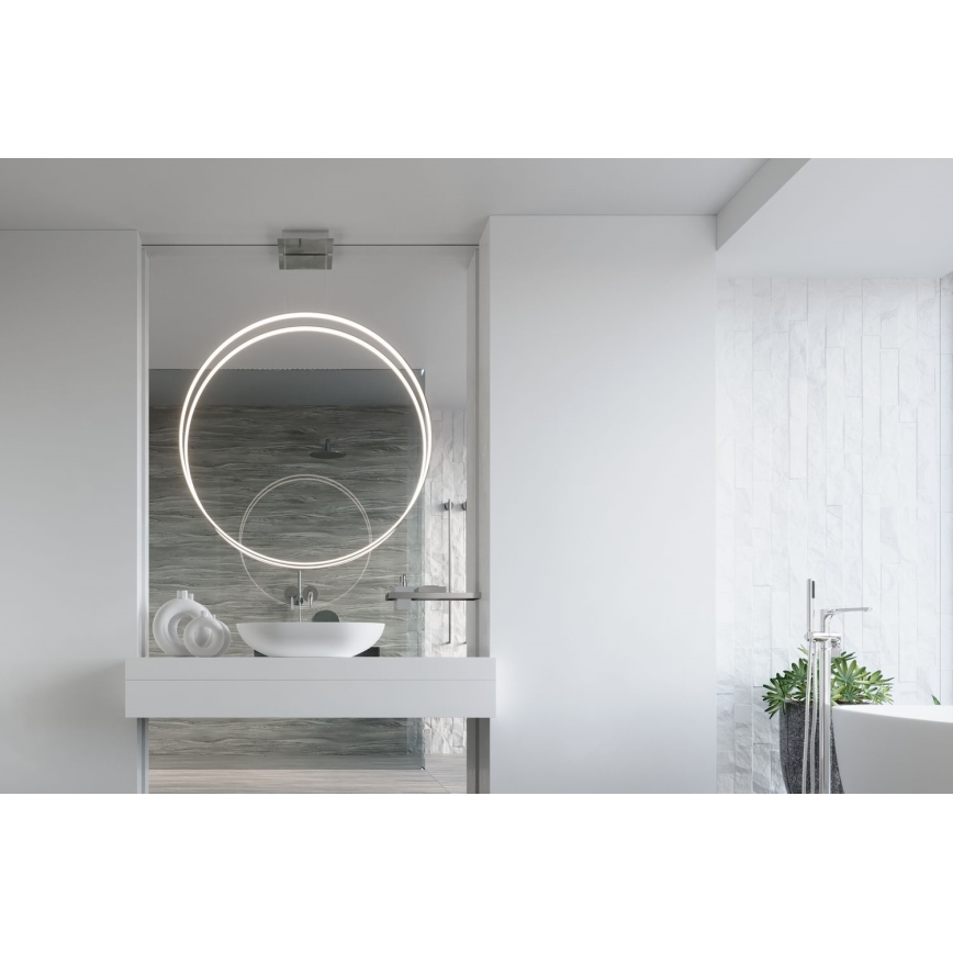 Thoro TH.249 - LED Lustra ar auklu RIO LED/50W/230V CRI 90 4000K d. 78 cm spīdīgi hromēts