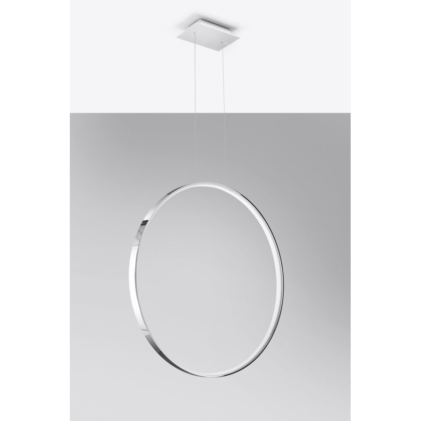 Thoro TH.249 - LED Lustra ar auklu RIO LED/50W/230V CRI 90 4000K d. 78 cm spīdīgi hromēts