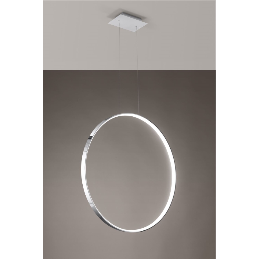 Thoro TH.249 - LED Lustra ar auklu RIO LED/50W/230V CRI 90 4000K d. 78 cm spīdīgi hromēts