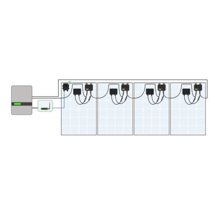 Tigo TS4-A-O 700W - Saules paneļu optimizators, 1,2m vads, MC4