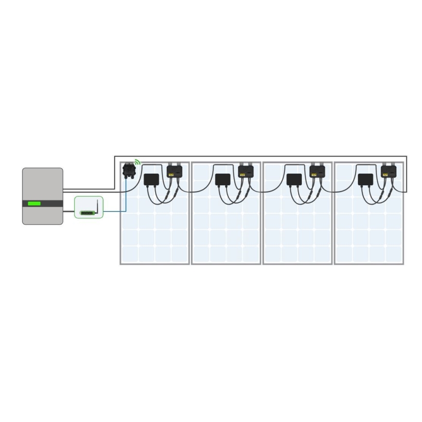 Tigo TS4-A-O 700W - Saules paneļu optimizators, 1,2m vads, MC4