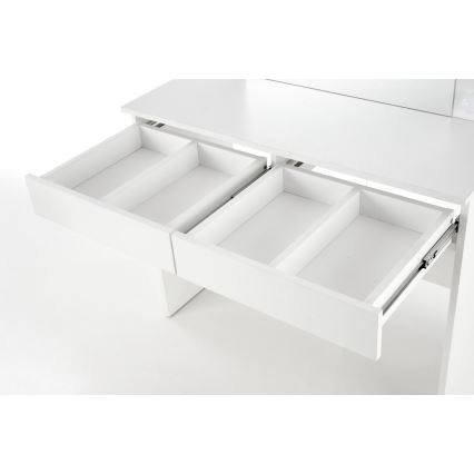 Toaletgaldiņš HOLLYWOOD ar LED apgaismojumu, 140x94 cm, balts