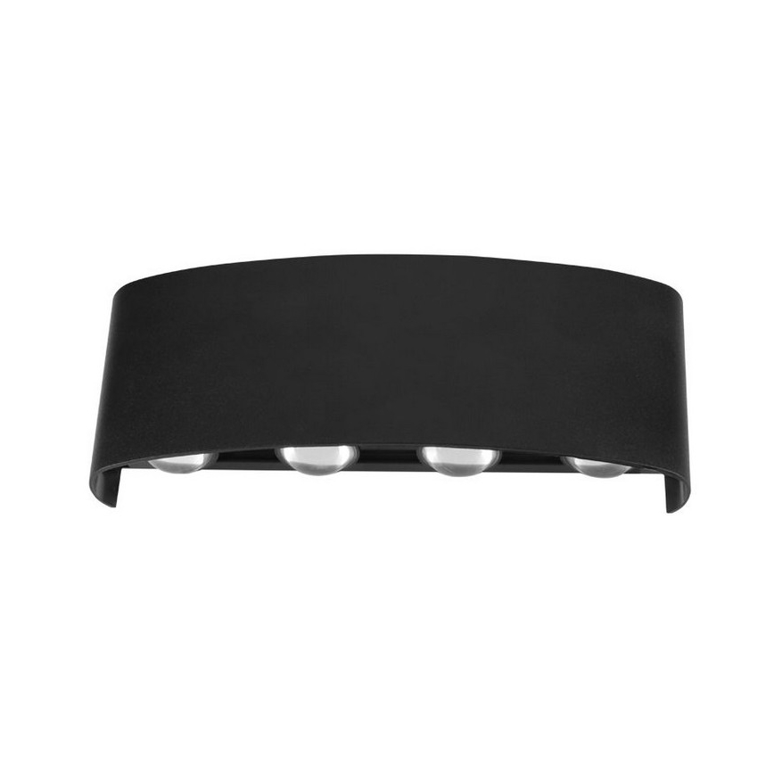 Top Lampa - LED Āra sienas lampa LED/8W/230V IP44 4000K melna