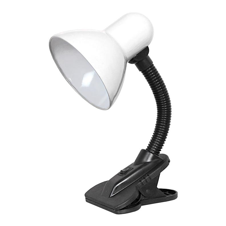 Top Light 630 balts - Lampa ar fiksatoru 1xE27/60W/230V