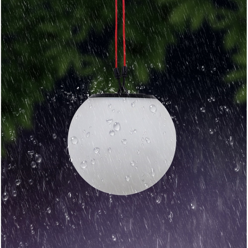 Top Light BALL RGB TP - LED RGB Aptumšojama saules enerģijas lampa BALL LED/1,2W/3,7V IP44 1800 mAh + tālvadības pults