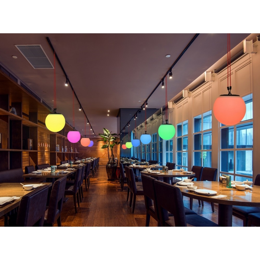 Top Light BALL RGB TP - LED RGB Aptumšojama saules enerģijas lampa BALL LED/1,2W/3,7V IP44 1800 mAh + tālvadības pults