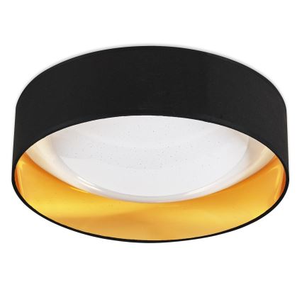 Top Light - LED Aptumšojama griestu lampa IVONA 40C TP LED/24W/230V + tālvadības pults melna