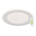 Top Light - LED Aptumšojama griestu lampa NORMAN LED/51W/230V d. 39 cm balta + tālvadības pults