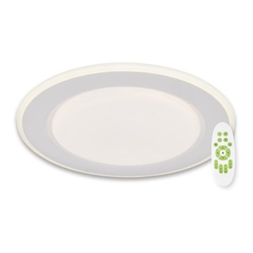 Top Light - LED Aptumšojama griestu lampa NORMAN LED/51W/230V d. 39 cm balta + tālvadības pults