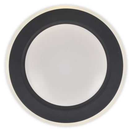 Top Light - LED Aptumšojama griestu lampa NORMAN LED/60W/230V d. 49 cm melna + tālvadības pults