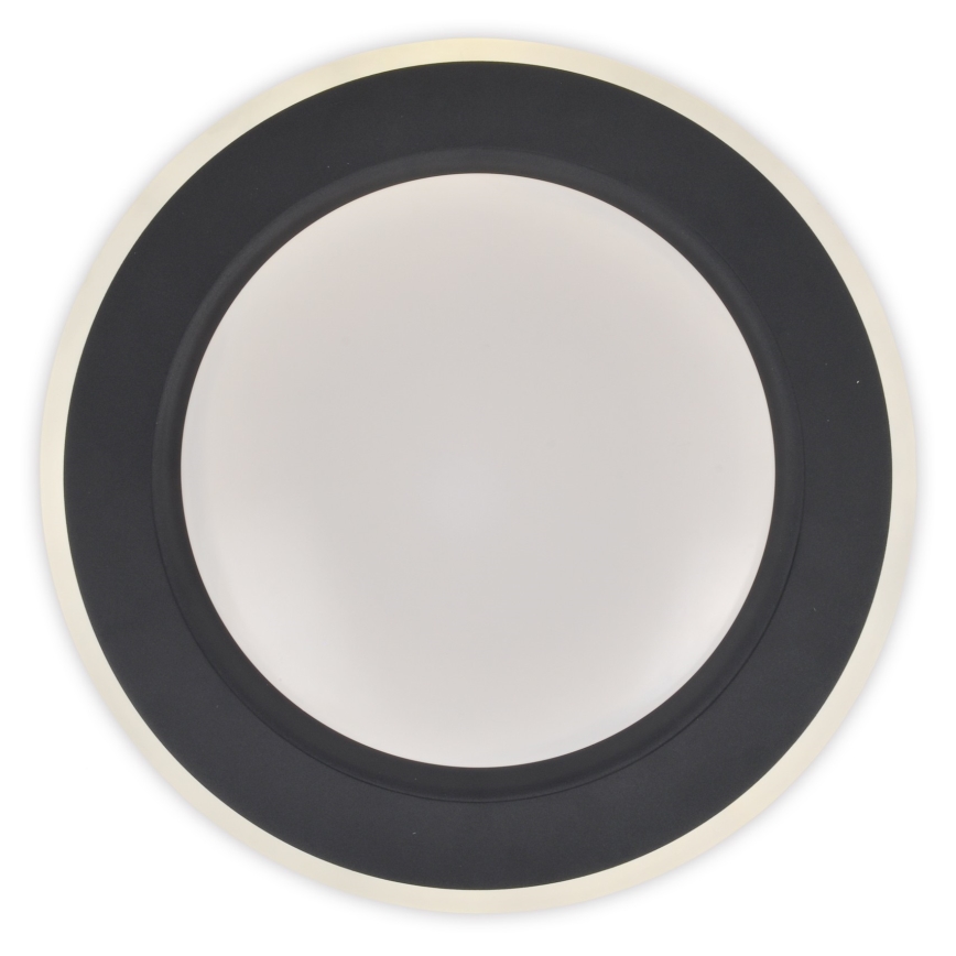 Top Light - LED Aptumšojama griestu lampa NORMAN LED/60W/230V d. 49 cm melna + tālvadības pults
