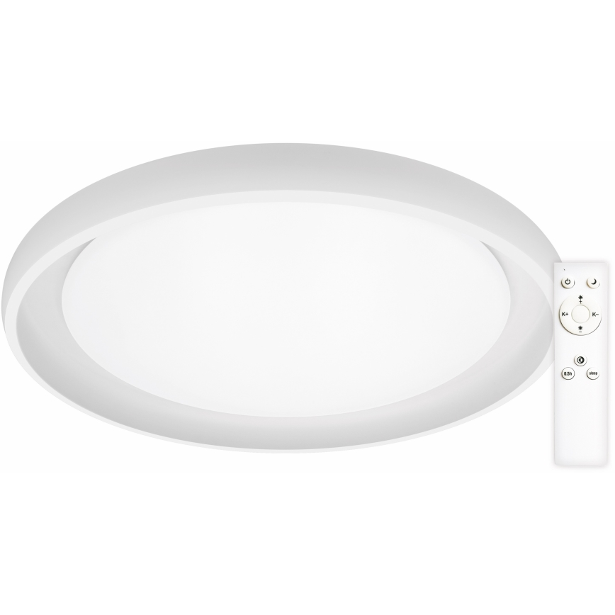 Top Light - LED Aptumšojama griestu lampa SALERNO LED/60W/230V 3000-6500K d. 60 cm balta + tālvadības pults
