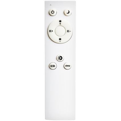 Top Light - LED Aptumšojama griestu lampa SALERNO LED/60W/230V 3000-6500K d. 60 cm melna + tālvadības pults