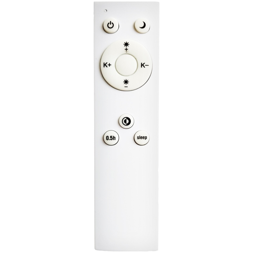Top Light - LED Aptumšojama griestu lampa SALERNO LED/60W/230V 3000-6500K d. 60 cm melna + tālvadības pults