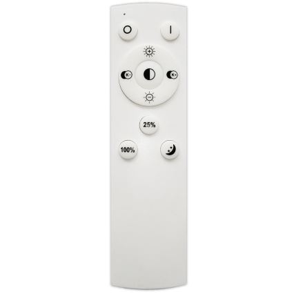 Top Light - LED Aptumšojama lustra ar auklu ORBIT LED/40W/230V 3000-6500K d. 50 cm melna + tālvadības pults