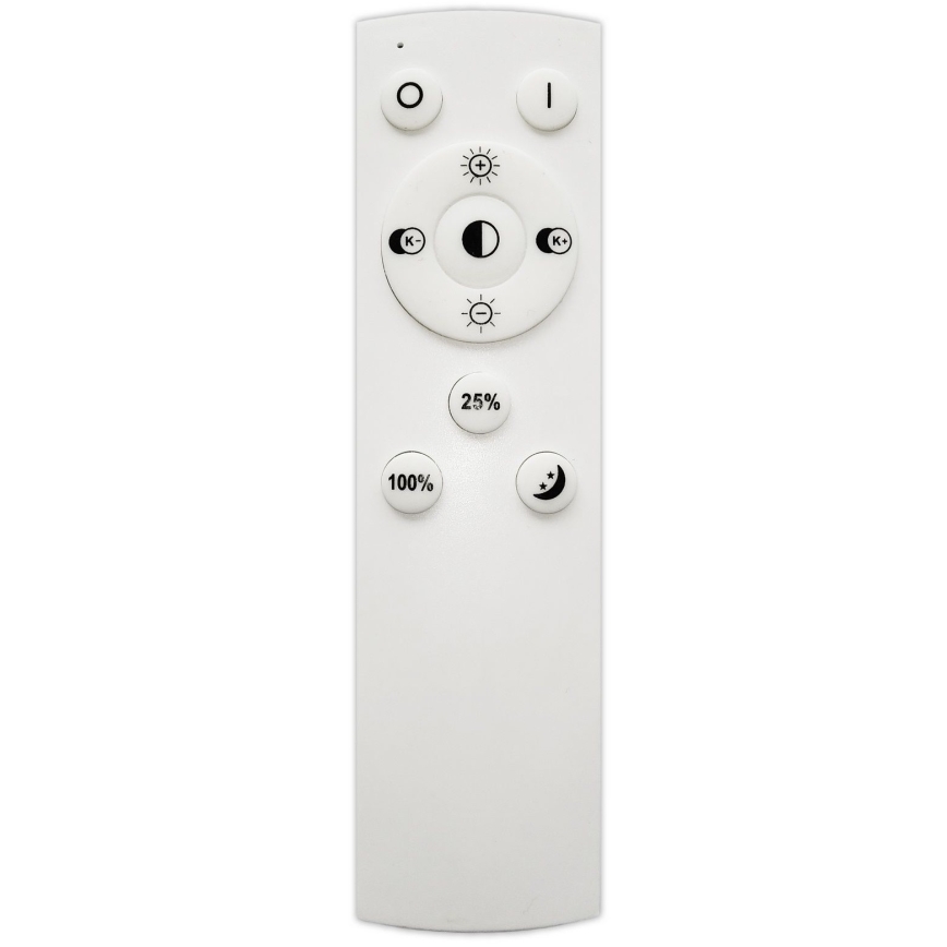 Top Light - LED Aptumšojama lustra ar auklu ORBIT LED/40W/230V 3000-6500K d. 50 cm melna + tālvadības pults