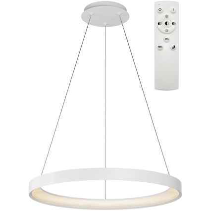 Top Light - LED Aptumšojama lustra ar auklu ORBIT LED/40W/230V 3000-6500K d. 50 cm balta + tālvadības pults
