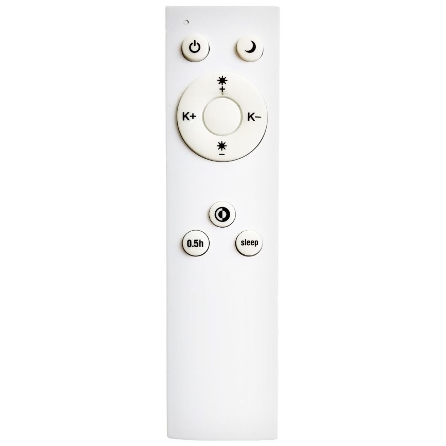 Top Light - LED Aptumšojama lustra ar auklu REVIT LED/50W/230V 3000-6500K d. 60 cm melna + tālvadības pults