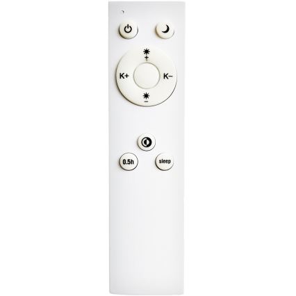 Top Light - LED Aptumšojama lustra ar auklu SALERNO LED/60W/230V 3000-6500K d. 60 cm balta + tālvadības pults