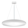 Top Light - LED Aptumšojama lustra ar auklu SALERNO LED/60W/230V 3000-6500K d. 60 cm balta + tālvadības pults