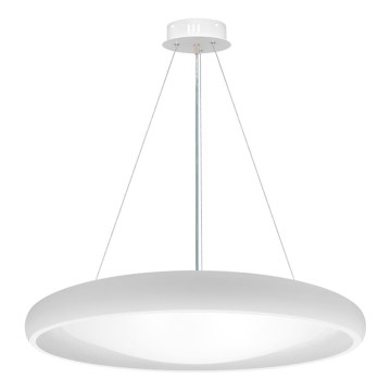 Top Light - LED Aptumšojama lustra ar auklu SALERNO LED/60W/230V 3000-6500K d. 60 cm balta + tālvadības pults