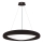 Top Light - LED Aptumšojama lustra ar auklu SALERNO LED/60W/230V 3000-6500K d. 60 cm melna + tālvadības pults