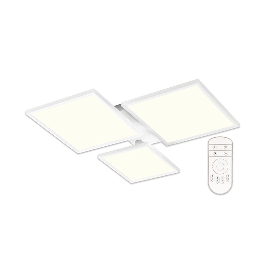 Top Light - LED Aptumšojama virsapmetuma lustra MERKUR LED/50W/230V 3000-6500K balta + tālvadības pults