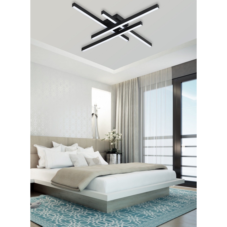 Top Light - LED Aptumšojama virsapmetuma lustra CROSS LED/50W/230V 3000-6500K + tālvadības pults