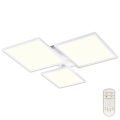 Top Light - LED Aptumšojama virsapmetuma lustra MERKUR LED/50W/230V 3000-6500K balta + tālvadības pults
