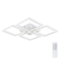 Top Light - LED Aptumšojama virsapmetuma lustra RIVIERA 4xLED/16,25W/230V leņķa balta + tālvadības pults