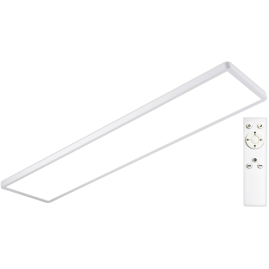 Top Light - LED Aptumšojams virsapmetuma panelis REVIT LED/70W/230V 3000-6500K 120x30 cm balta + tālvadības pults