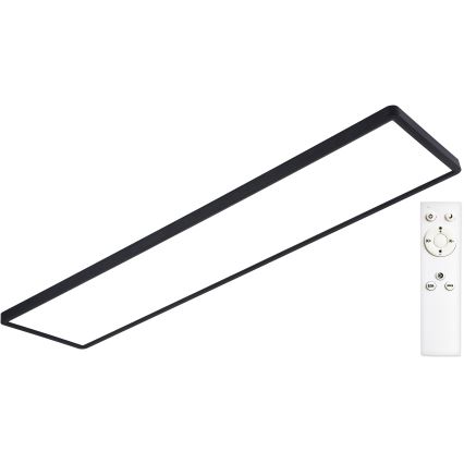 Top Light - LED Aptumšojams virsapmetuma panelis REVIT LED/70W/230V 3000-6500K 120x30 cm melna + tālvadības pults