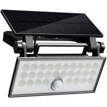 Top Light - LED Āra saules enerģijas Prožektors ar sensoru HELEON PRO LED/8W/3,7V IP65 4000K