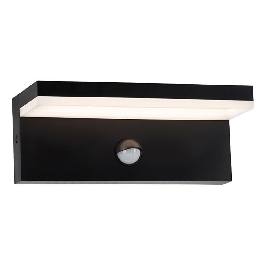 Top Light - LED āra sienas gaismeklis ar kustības sensoru ELON LED/10W/230V 3000/4000/6000K IP54 melns