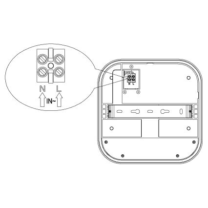 Top Light - LED āra sienas gaismeklis ar kustības un krēslas sensoru BARI LED/20W/230V 4000K IP65