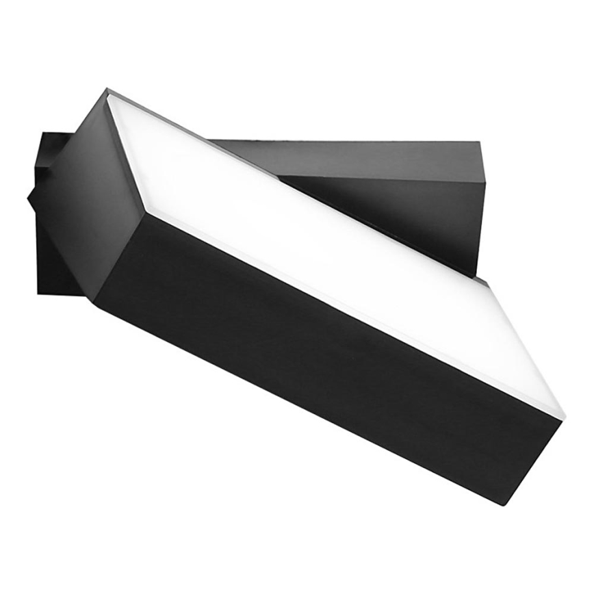 Top Light - LED āra sienas gaismeklis FLIP LED/12W/230V 3000/4000/6000K IP54 melns