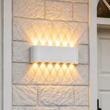 Top Light - LED āra sienas gaismeklis RAY LED/10W/230V 3000/4000/6500K IP54 balts