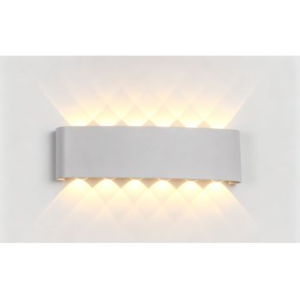Top Light - LED āra sienas gaismeklis RAY LED/10W/230V 3000/4000/6500K IP54 balts