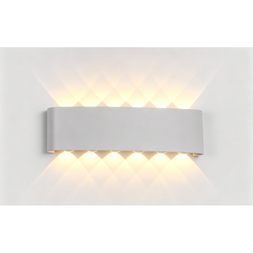 Top Light - LED āra sienas gaismeklis RAY LED/10W/230V 3000/4000/6500K IP54 balts