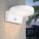 Top Light - LED Āra sienas lampa ar sensoru NOVARA LED/15W/230V IP65 balta