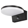Top Light - LED Āra sienas lampa ar sensoru LED/15W/230V IP65 melna