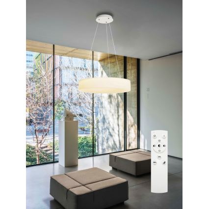 Top Light - HALO LED dimmējama pakaramā lustra uz troses LED/60W/230V 3000-6500K Ø 60 cm + tālvadības pults