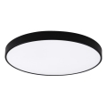 Top Light - LED dimējama vannasistabas griestu lampa PETAL, 60 W, 230 V, 3000–6500 K, IP44, Ø 59 cm, melna, ar tālvadības pulti