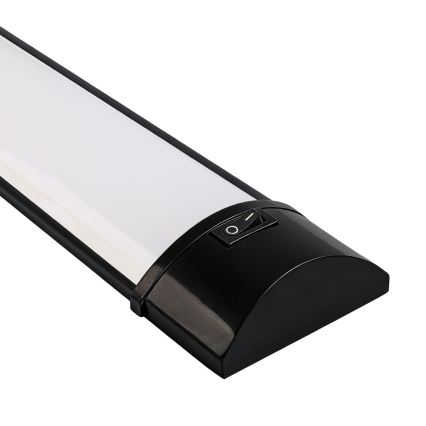 Top Light - LED gaismeklis zem skapja ZSP LED/9W/230V 3000/4000/6500K 30 cm melns