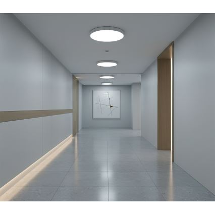 Top Light - LED griestu gaismeklis ar kustības sensoru REVIT, 9/12/18 W, 230 V, 3000/4000/6500 K, Ø 23 cm, balts