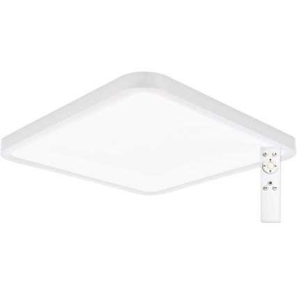 Top Light - LED Aptumšojama griestu lampa REVIT LED/36W/230V 3000-6500K 40x40 cm balta + tālvadības pults