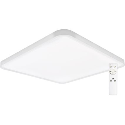 Top Light - LED Aptumšojama griestu lampa REVIT LED/50W/230V 3000-6500K 50x50 cm balta + tālvadības pults